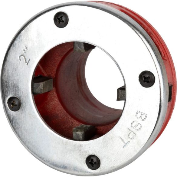 Kézi menetvágó fej, Strend Pro A0233A, piros, 2" csőmenet vágásáhhoz, racsnihoz rögzíthető