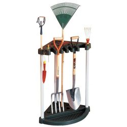   Szerszámtartó állvány, Keter 17361063, fekete, 76,2 × 61 × 88 cm, falra szerelhető, helytakarékos, akár 24 szerszámhoz, teherbírás 20 kg