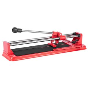 Kézi csempevágó, Strend Pro MT520-2, piros/fekete, 500 mm, maximum 12 mm vastagság, 69,5 × 18,5 × 13 cm, csempéhez és padlólaphoz