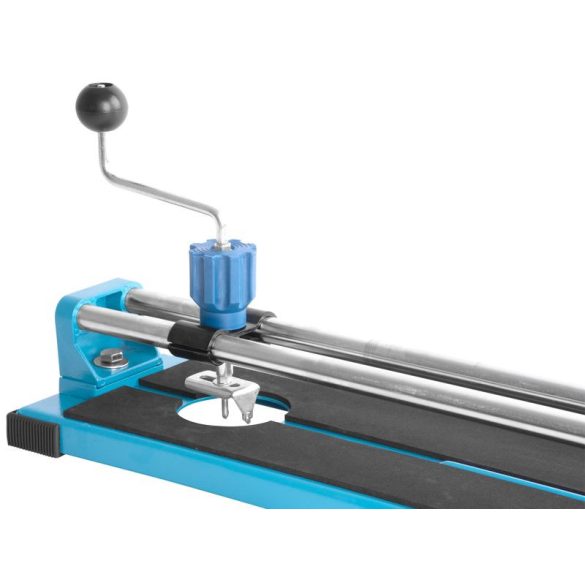 Kézi csempevágó, Strend Pro MT526-8A, kék/fekete, 650 mm, maximum 12 mm vastagság, körkivágóval, 66,5 × 18,5 × 15,5 cm, csempéhez és padlólaphoz