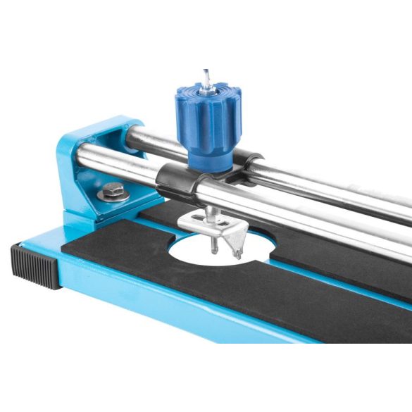 Kézi csempevágó, Strend Pro MT526-8A, kék/fekete, 650 mm, maximum 12 mm vastagság, körkivágóval, 66,5 × 18,5 × 15,5 cm, csempéhez és padlólaphoz