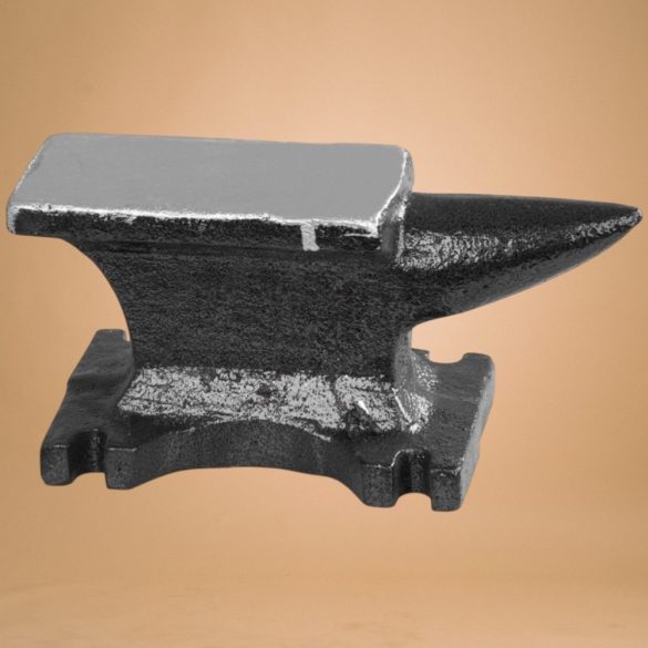 Üllő, Strend Pro Cork CA0114, fekete, 20 kg, öntöttvas, lapos ütőfelület, kúpos szarv, 40 x 15 x 16,5 cm