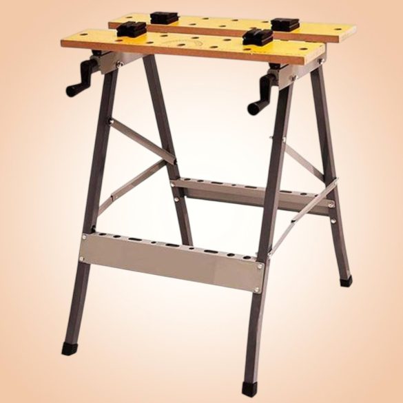 Munkaasztal, Strend Pro WB100, szürke, MDF, 100 kg teherbírás, összecsukható