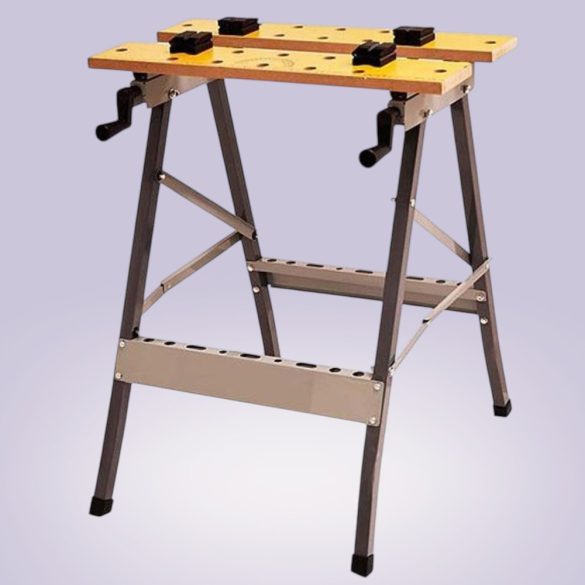 Munkaasztal, Strend Pro WB100, szürke, MDF, 100 kg teherbírás, összecsukható