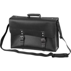   Szerszámos táska, Moško BM45, 45 × 32 × 15 cm, fekete, bőr, tartós, masszív kivitel, professzionális