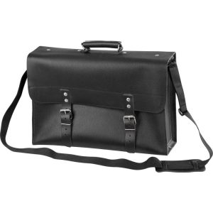 Szerszámos táska, Moško BM45, 45 × 32 × 15 cm, fekete, bőr, tartós, masszív kivitel, professzionális