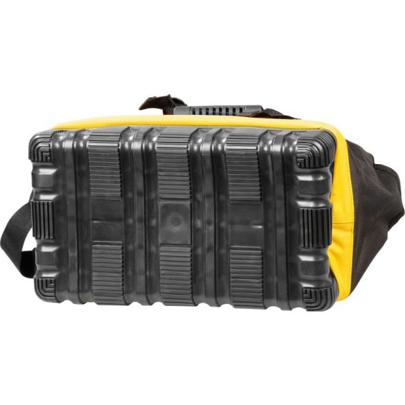 Szerszámos táska, Strend Pro TB-2014, 40 x 20 x 36 cm, fekete/sárga, szerszámokhoz, textil, cipzáras, vállpántos