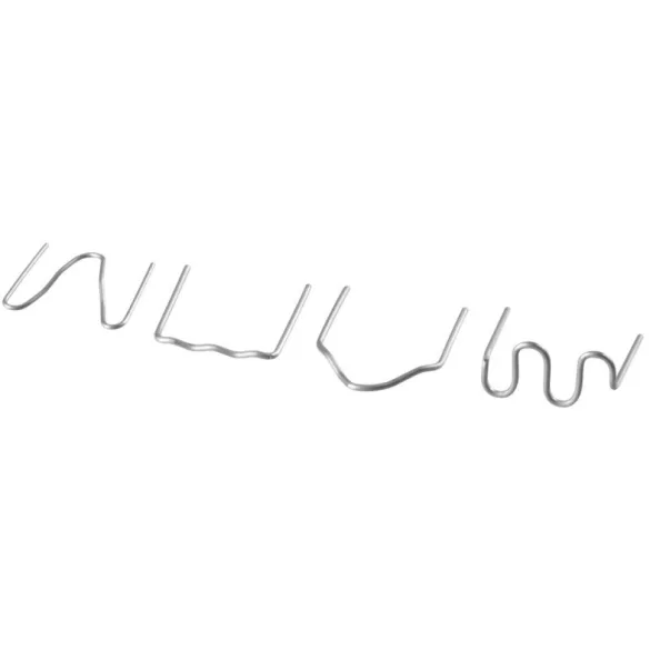 Elektromos műanyaghegesztő pisztoly, Strend Pro, piros, 43 W, 200 db kapoccsal, fogóval és letörő késsel, műanyag hordtáskában