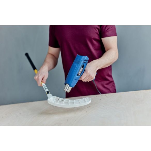 Hőlégfúvó, Rapid, R1600, 1600 W, 400–550 °C, 2 légáram-fokozat, túlmelegedés elleni védelem, stabil pozíció kéz nélküli munkához