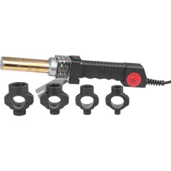   Polifúziós hegesztőgép, Strend Pro PPR 32A, fekete, 4 db 16-20-25-32 mm fűtőpofával, műanyag csövekhez, 900 W, 3 hőfokozat, maximum 300°C