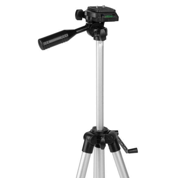 Lézer állvány, Strend Pro 3POD5, 120 cm, 1/4"-os menet, lézerekhez, professzionális, masszív kivitel