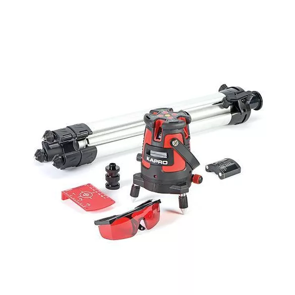 Lézer KAPRO® 875S Prolaser®, Beamfinder™, Piros sugár, koffe