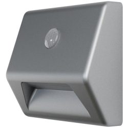   Éjszakai lámpa, Ledvance Nightlux Stair, 8,4 x 2,8 x 7,3 cm, szürke, mozgásérzékelős, fényérzékelős, beltéri/kültéri, LED, elemes (3 x AAA)