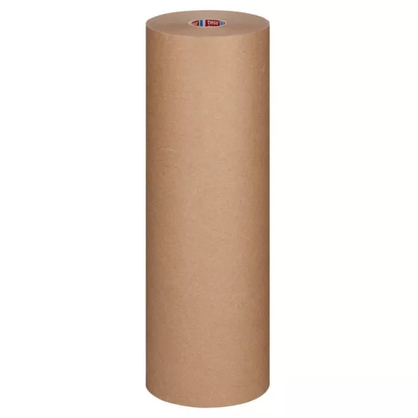 Öntapadós védőpapír, Tesa Professional, barna, 30 cm x 50 m, kraftpapír, integrált ragasztószegéllyel, többször áthelyezhető