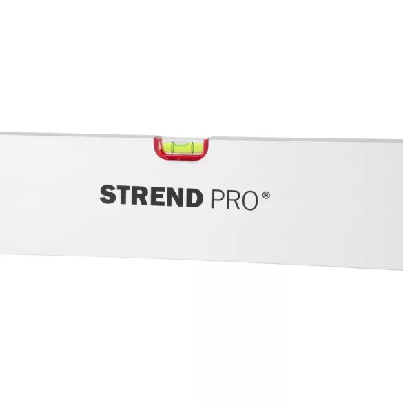 Lehúzóléc, ölesléc, Strend Pro Verizone SA33-20D-3, ezüst, 200 cm, 2 libella, zártszelvény profilú, korrózióálló, alumínium