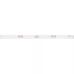   Lehúzóléc, ölesléc, Strend Pro Verizone LV-20A-3, ezüst, 200 cm, 2 libella, 2 fogantyú, zártszelvény profilú, korrózióálló, alumínium