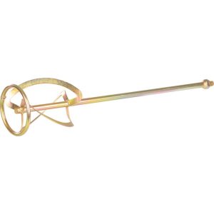 Keverőszár, Strend Pro PXE-01, arany, átmérő: 120 mm, M14 csatlakozás, sárga cinkbevonatú felület, 600 mm