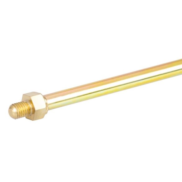 Keverőszár, Strend Pro PXE-01, arany, átmérő: 140 mm, M14 csatlakozás, sárga cinkbevonatú felület, 600 mm