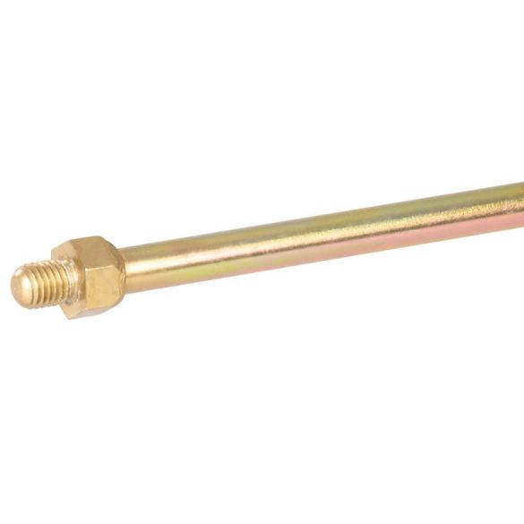 Keverőszár, Strend Pro PXE-02, arany, átmérő: 140 mm, M14 csatlakozás, sárga cinkbevonatú felület, 600 mm