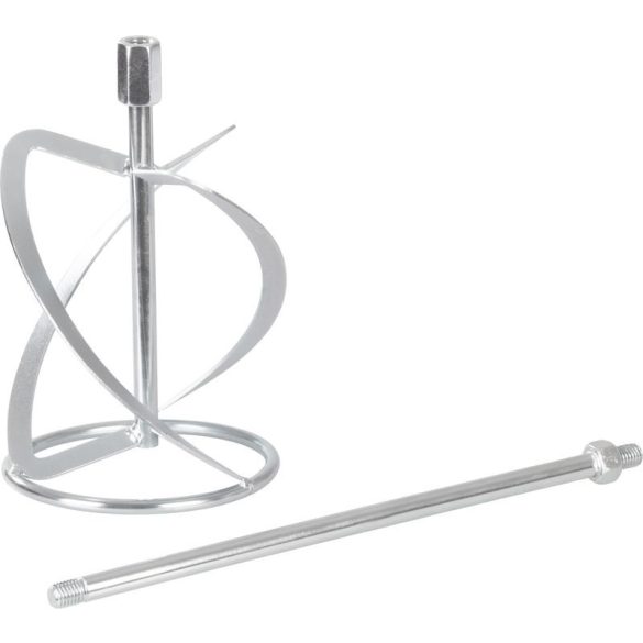 Keverőszár, Burley R003, szürke, átmérő: 160 mm, M14 csatlakozás, cinkbevonatú felület, kétrészes