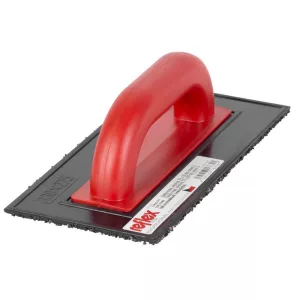 Polisztirol simító, Reflex Extra RedHand 106639, fekete/piros, 27,5 × 13 cm, ABS műanyag, P016 szemcseméret, polisztirolhoz