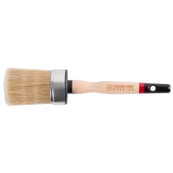 Körecset, Strend Pro Premium Master Pie, átmérő: 55 mm, sörtehossz: 68 mm, fa nyél, felakasztható