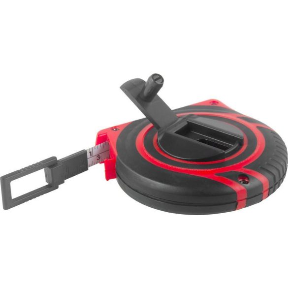 Mérőszalag, Strend Pro Premium LWR1510, fekete/piros, 15 m/10 mm, műanyag tok