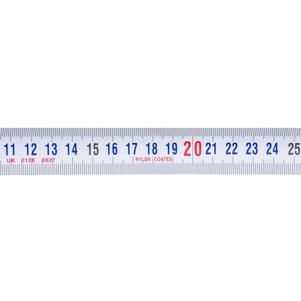 Mérőszalag, Strend Pro Premium, fekete/fehér, 5 m/27 mm, acél szalag, műanyag tok