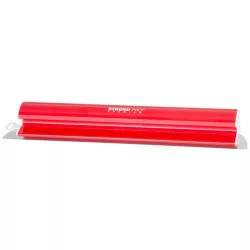   Vakolatsimító, Strend Pro Premium, piros, 60 cm, rozsdamentes acél penge, kétkezes használat, gletthez és gipszvakolathoz
