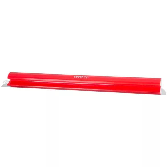 Vakolatsimító, Strend Pro Premium, piros, 100 cm, rozsdamentes acél penge, kétkezes használat, gletthez és gipszvakolathoz