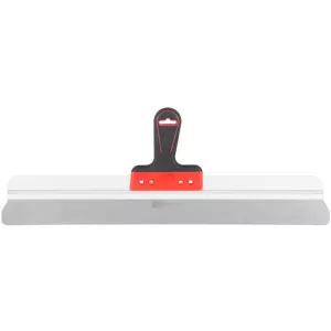 Fali spatula, Strend Pro Premium, fekete/piros fogantyú, 60 cm, rozsdamentes acél lap, gumi markolat, lekerekített élek