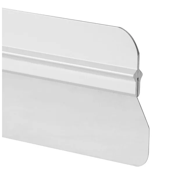 Fali spatula, Strend Pro Premium, fekete/piros fogantyú, 60 cm, rozsdamentes acél lap, gumi markolat, lekerekített élek