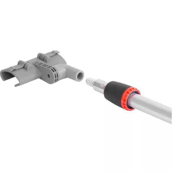 Vakolatsimító készlet, Strend Pro Premium, piros, 25–100 cm, rozsdamentes acél penge, simítótartóval, teleszkópos rúddal, hordtáskában, gletthez és gipszvakolathoz