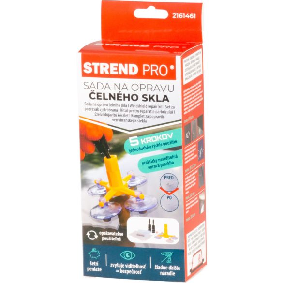 Szélvédőjavító készlet, Strend Pro, 11 részes