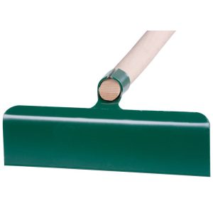 Lapát, Strend Pro Garden 721-65, zöld, acél fej, fa nyél, egyenes, lyukak nélkül, malterhez, hamuhoz és trágyához