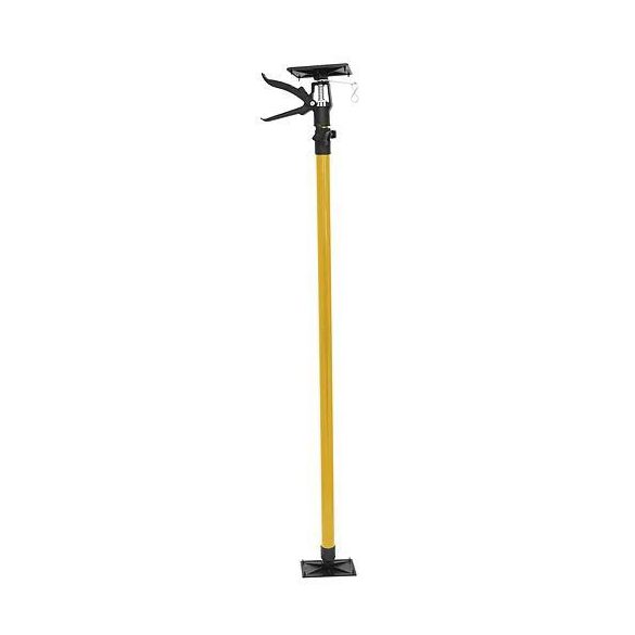 Teleszkópos támasztórúd, Strend Pro SP-804B, sárga/fekete, 115–290 cm, maximum 30 kg teherbírás, acél test, PVC nyomólapok