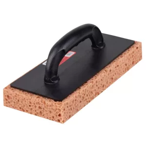 Szivacsos simító, Strend Pro Premium Bravo, fekete, 27 × 13 x 4,0 cm, hidroszivacs, műanyag, fugázóanyag lemosásához