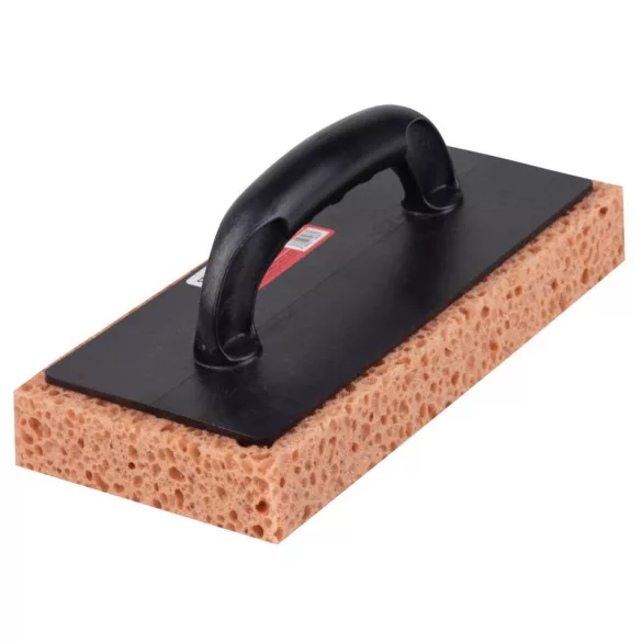 Szivacsos simító, Strend Pro Premium Bravo, fekete, 27 × 13 x 4,0 cm, hidroszivacs, műanyag, fugázóanyag lemosásához