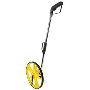 Mérőkerék, Strend Pro DMW601, sárga, 318 mm kerékátmérő, ±0,5% pontosság, 0–99 999,9 m mérési tartomány, IP20, elemes