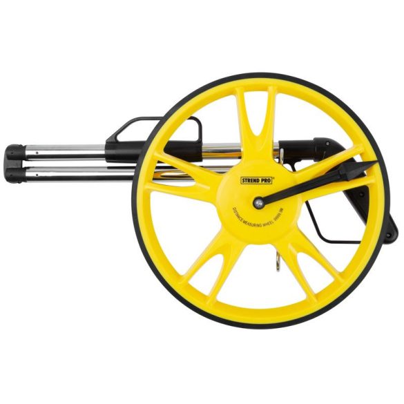 Mérőkerék, Strend Pro DMW601, sárga, 318 mm kerékátmérő, ±0,5% pontosság, 0–99 999,9 m mérési tartomány, IP20, elemes