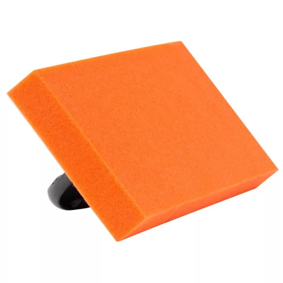 Szivacsos simító, Strend Pro Premium Bravo, fekete, 27 × 13 x 3,0 cm, narancssárga puha hidroszivacs, vakolat és fugázási munkákhoz