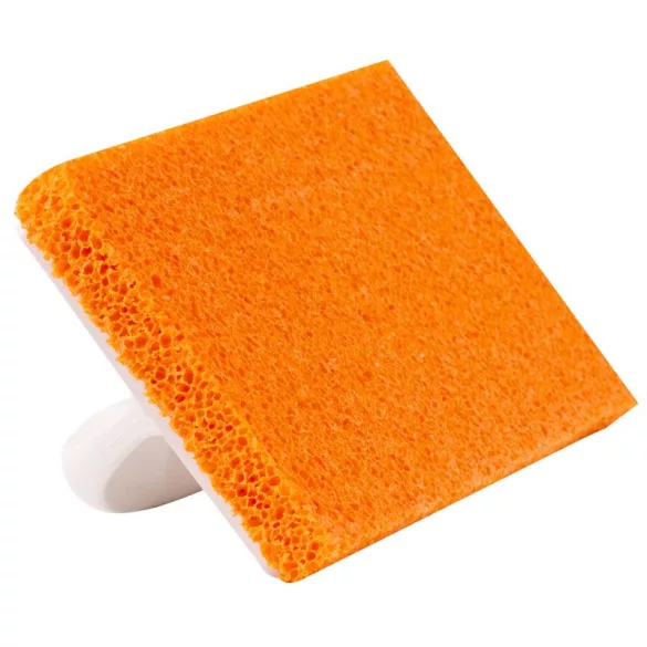 Szivacsos simító, Strend Pro Premium CO11 WhiteHand, fehér, 27 × 13 x 1,8 cm, narancssárga sűrű pórusú szivacs, műanyag, vakolat és fugázási munkákhoz