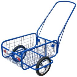   Kétkerekű kocsi, Massag Favorit MSG, kék, 447 x 64,7 x 27,2 cm, 120 kg teherbírás, kézi, felfújható 29 cm átmérőjű kerék, kompakt, könnyen kezelhető