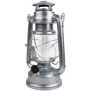 Lámpás, MagicHome LM3528, 15 x 11,5 x 23,5 cm, ezüst, fém, 16 LED, vízálló, fényerő-szabályzós, 15-60 lm, elemes