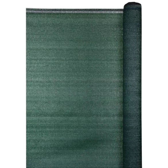 Árnyékoló háló medence fölé, kerítésre, Strend Pro Garden, 1,8 x 10 m, zöld, 90% árnyékolás, HDPE, UV-álló, időjárásálló, 150 g/m2, foszlásmentes vágás