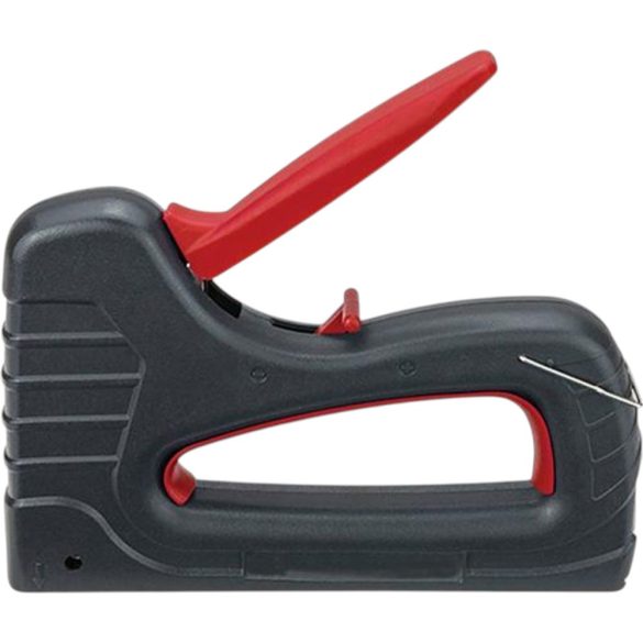 Kézi tűzőgép, Strend Pro Premium SG875, fekete, 6–16 mm kapocshossz, műanyag burkolat, kárpitos