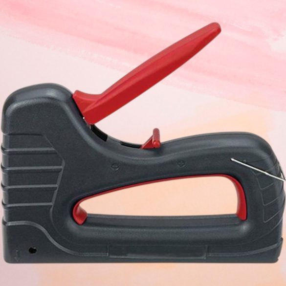 Kézi tűzőgép, Strend Pro Premium SG875, fekete, 6–16 mm kapocshossz, műanyag burkolat, kárpitos