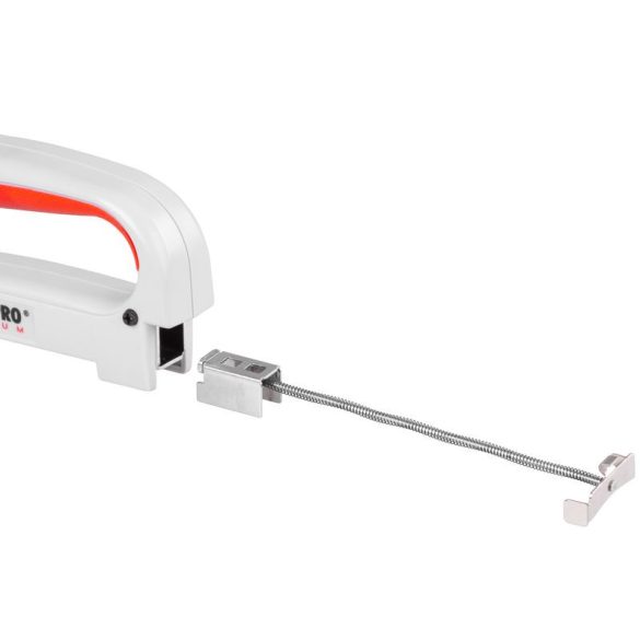 Kézi tűzőgép, Strend Pro Premium CT667, fehér, 6–8 mm kapocshossz, A típusú kapcsokhoz, műanyag burkolat, acél mechanika, kábelrögzítő