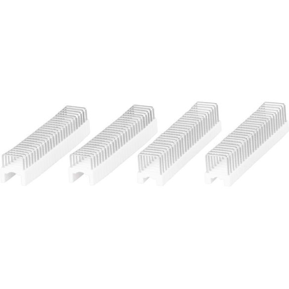 Kézi tűzőgép, Strend Pro Premium CT667, fehér, 6–8 mm kapocshossz, A típusú kapcsokhoz, műanyag burkolat, acél mechanika, kábelrögzítő