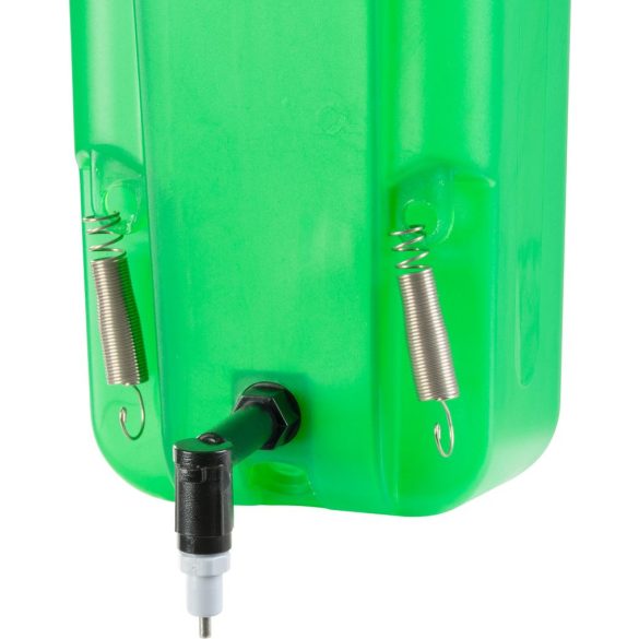 Nyúl itató, Novital Derby + Dr. Top 90°, zöld, 1 l, 90°-os dőlésű, gyógyszeradagoláshoz is használható